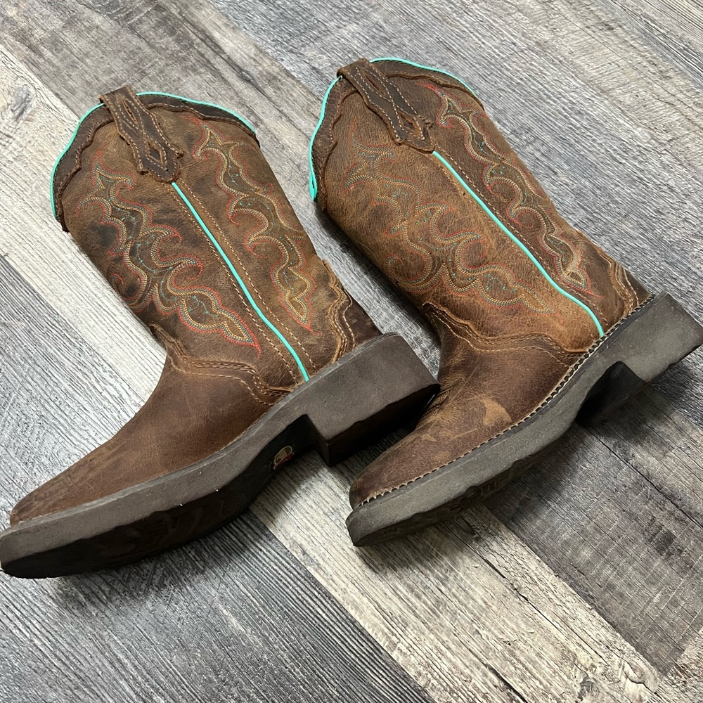 Justin Boots 12” tall Raya Gypsy Women’s Cowgirl Boot size 5